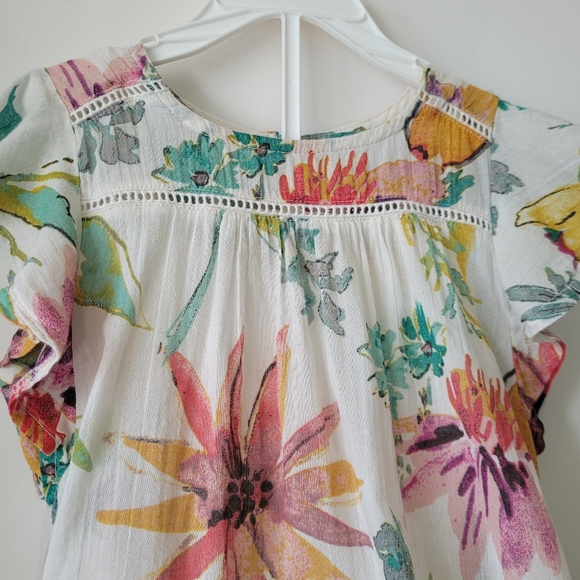 Old Navy Floral Dress and Smocked Playsuit Bundle Baby Girl 18-24 Months - Picture 3 of 15